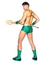 Roma Costume 6365 4pc Aqua Hunk