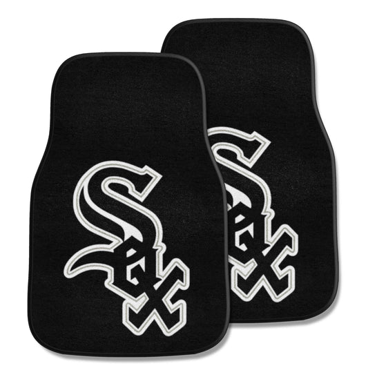 Chicago White Sox Front Carpet Car Mat Set - 2 Pieces - Chicago White Sox