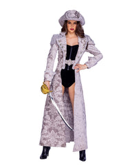 Roma Costume 6386 3pc Deluxe Pirate Queen