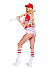 Roma Costume 6403 4pc Home Base Baseball Player