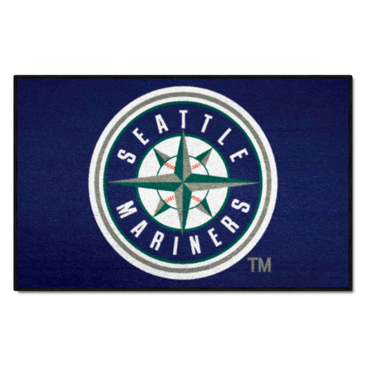 Seattle Mariners Starter Mat Accent Rug - 19in. x 30in.