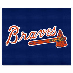 Atlanta Braves "Braves" Script Logo Tailgater Rug - 5ft. x 6ft. - Atlanta Braves