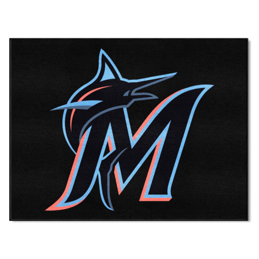 Miami Marlins All-Star Rug - 34 in. x 42.5 in. - Miami Marlins