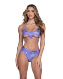 Roma Costume 6439 Shimmer Top with Underboob Cutout - Flyclothing LLC