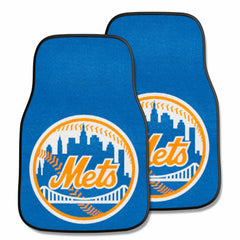 New York Mets Front Carpet Car Mat Set - 2 Pieces - New York Mets