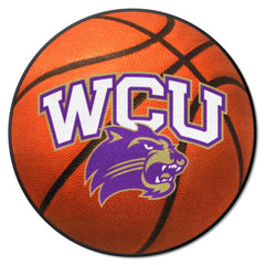 Western Carolina Catamounts Basketball Rug - 27in. Diameter