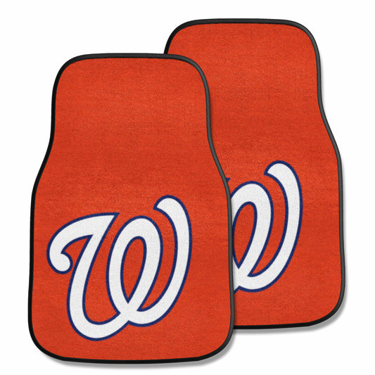 Washington Nationals Front Carpet Car Mat Set - 2 Pieces