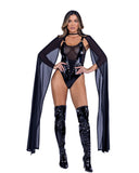 Roma Costume 6472 Mesh & Vinyl Romper - Flyclothing LLC