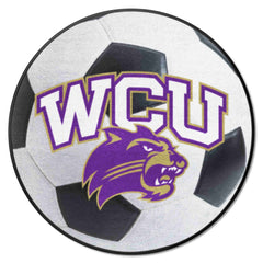 Western Carolina Catamounts Soccer Ball Rug - 27in. Diameter