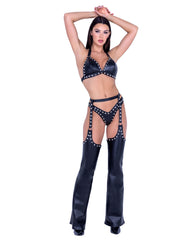 Roma Costume 6488 2PC Faux Leather Bikini Set - Flyclothing LLC