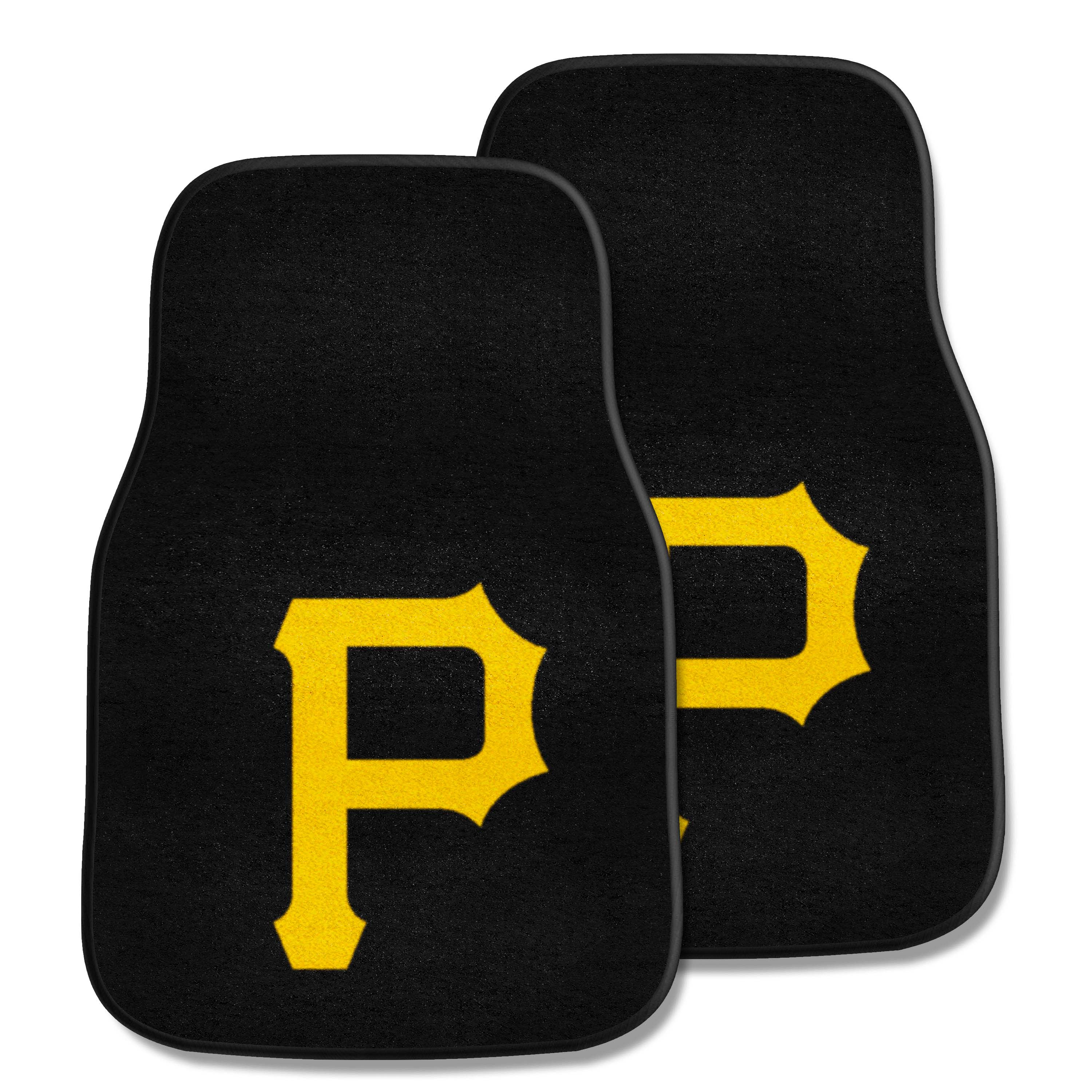 Pittsburgh Pirates Front Carpet Car Mat Set - 2 Pieces