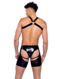 Roma Costume 6505 Pride Faux Leather Studded Harness - Flyclothing LLC