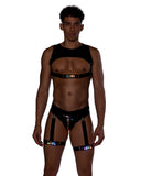 Roma Costume 6507 Pride Cropped Vinyl Top - Flyclothing LLC