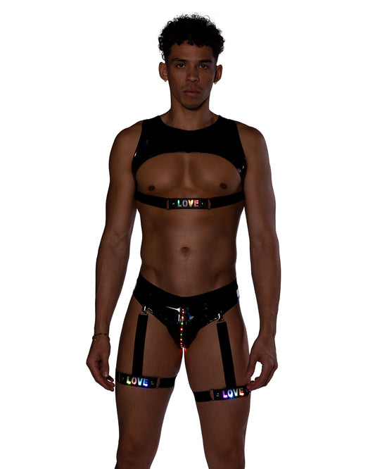 Roma Costume 6509 Pride Light-Up LOVE Leg Straps - Flyclothing LLC