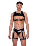 Roma Costume 6507 Pride Cropped Vinyl Top