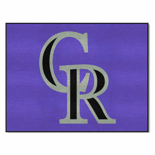 Colorado Rockies All-Star Rug - 34 in. x 42.5 in. - Colorado Rockies