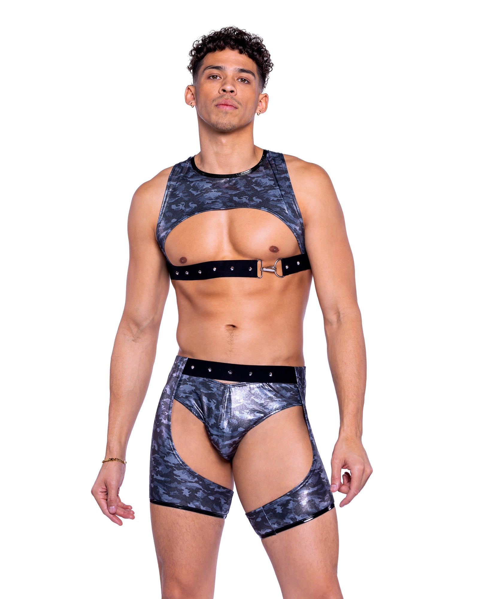 Roma Costume 6524 Shimmer Camouflage Chaps