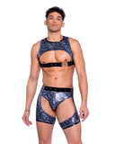 Roma Costume 6524 Shimmer Camouflage Chaps