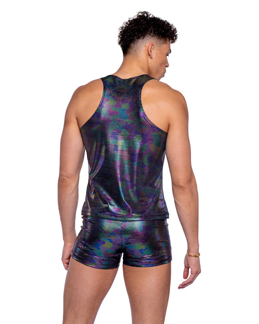 Roma Costume 6530 Rainbow Shimmer Camouflage Shorts - Flyclothing LLC