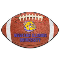 Western Illinois Leathernecks Football Rug - 20.5in. x 32.5in.