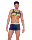 Roma Costume 6536 Reflective Shorts with Stud Details - Flyclothing LLC