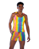 Roma Costume 6538 Reflective Shorts with Zipper Pockets - Flyclothing LLC