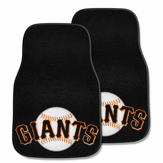 San Francisco Giants Front Carpet Car Mat Set - 2 Pieces