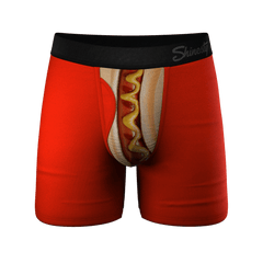 The Coney Islands | Hot Dog Ball Hammock® Pouch Underwear With Fly - Shinesty