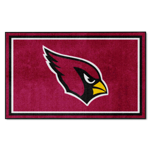 Arizona Cardinals 4ft. x 6ft. Plush Area Rug