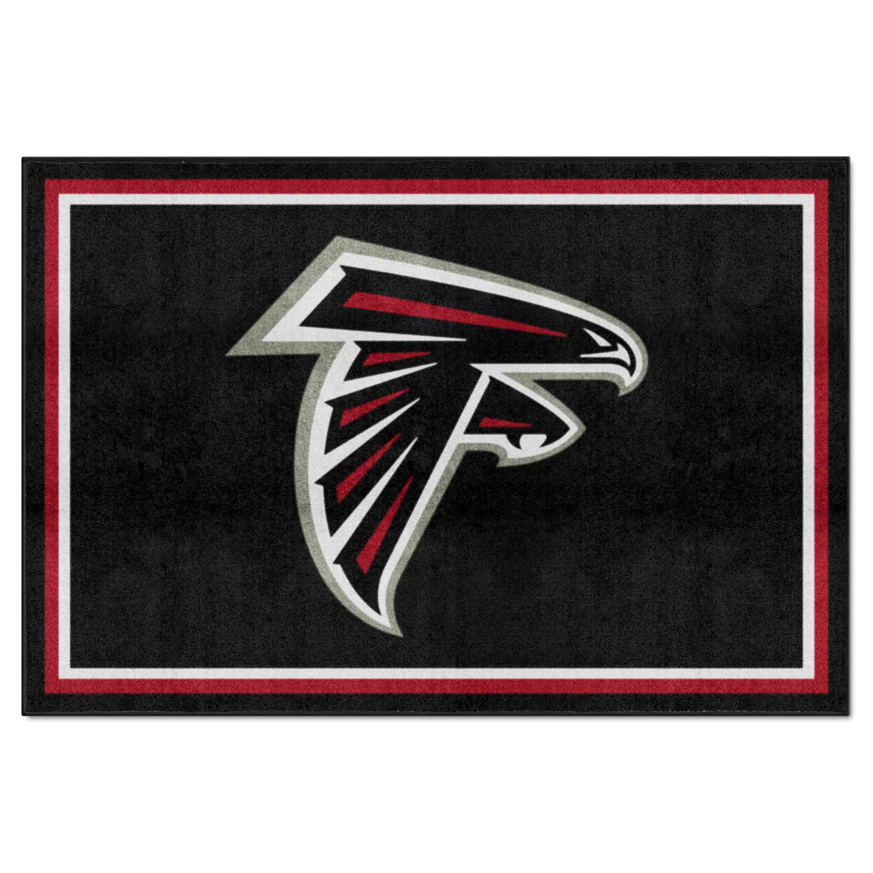 Atlanta Falcons 5ft. x 8 ft. Plush Area Rug - Atlanta Falcons