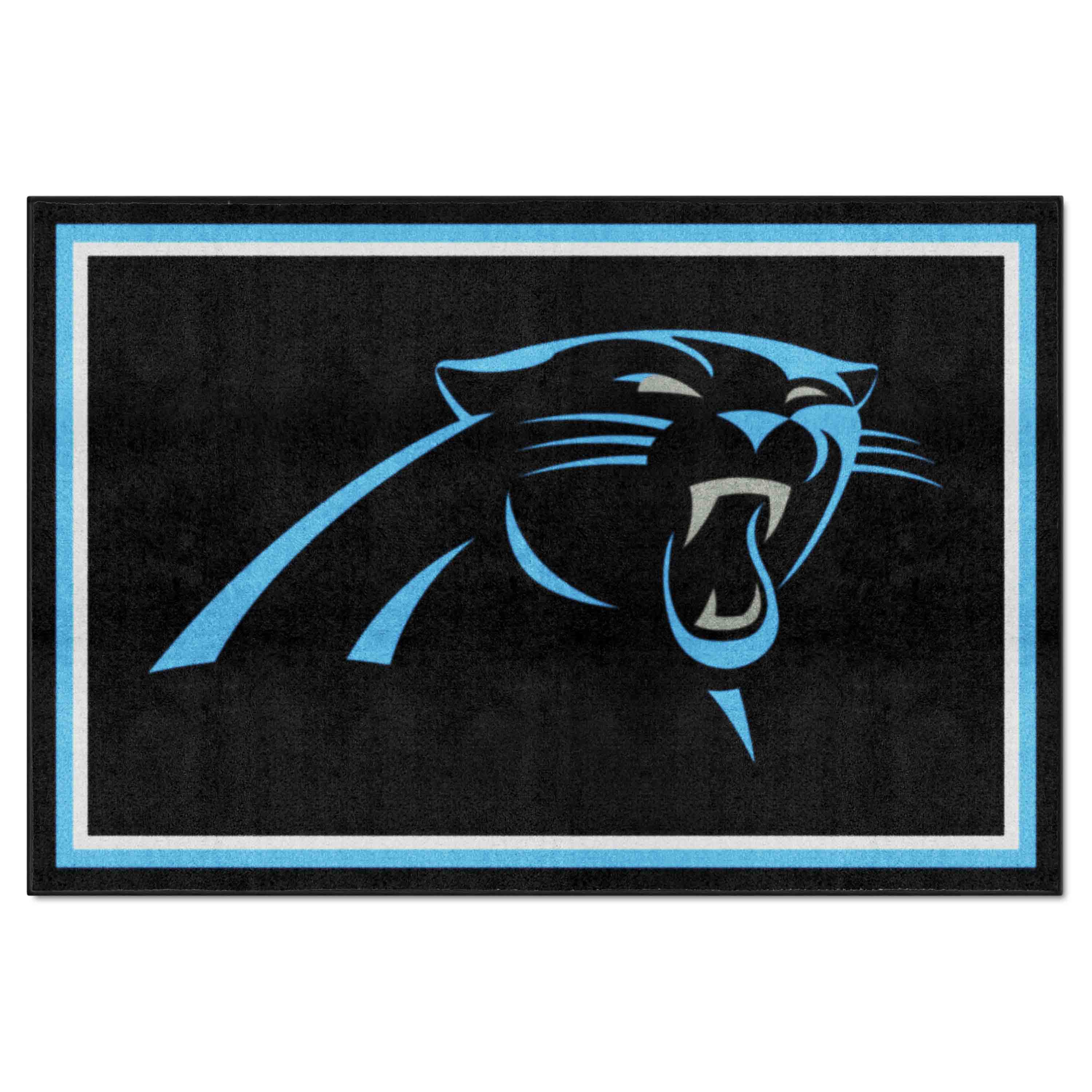 Carolina Panthers 5ft. x 8 ft. Plush Area Rug - Carolina Panthers