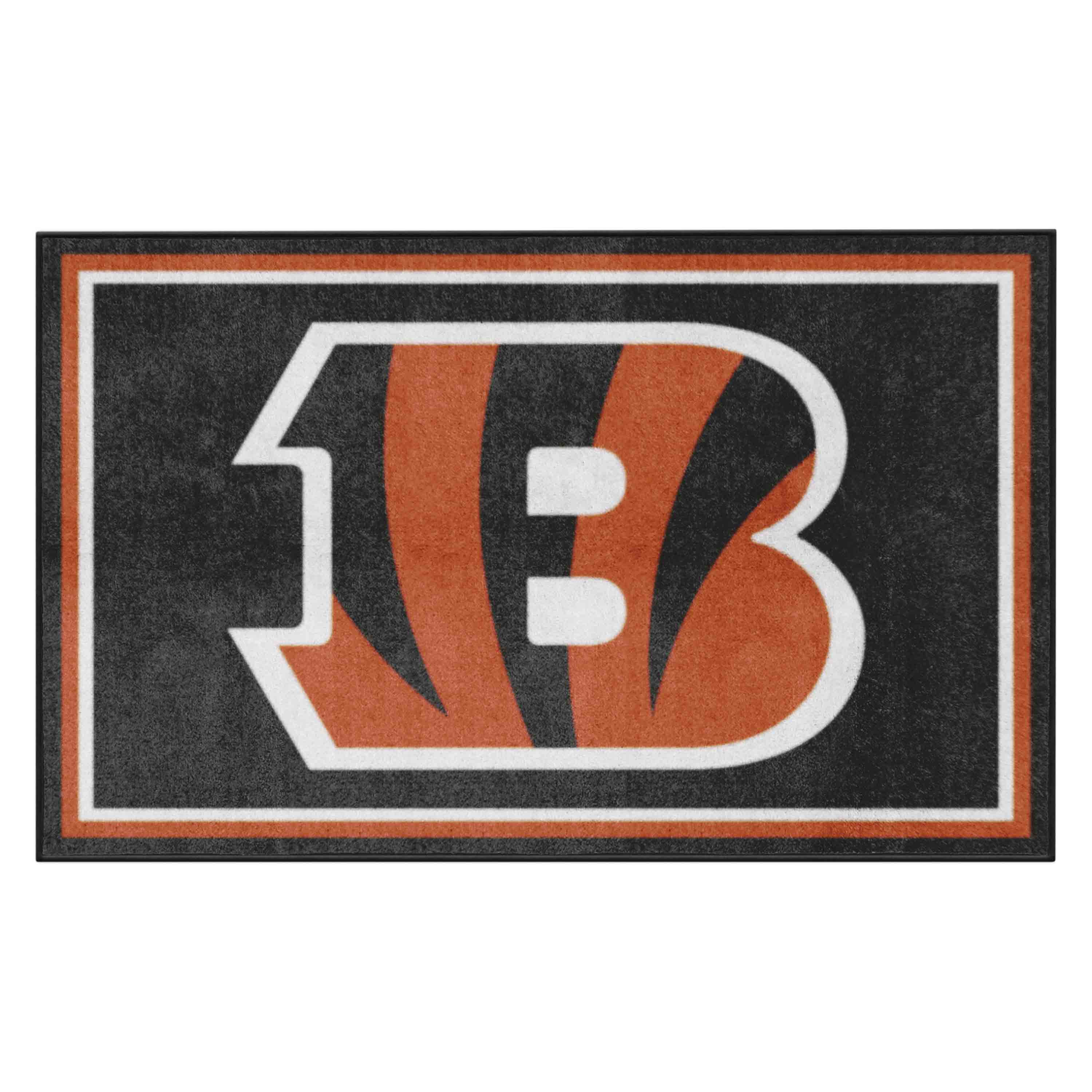 Cincinnati Bengals 4ft. x 6ft. Plush Area Rug