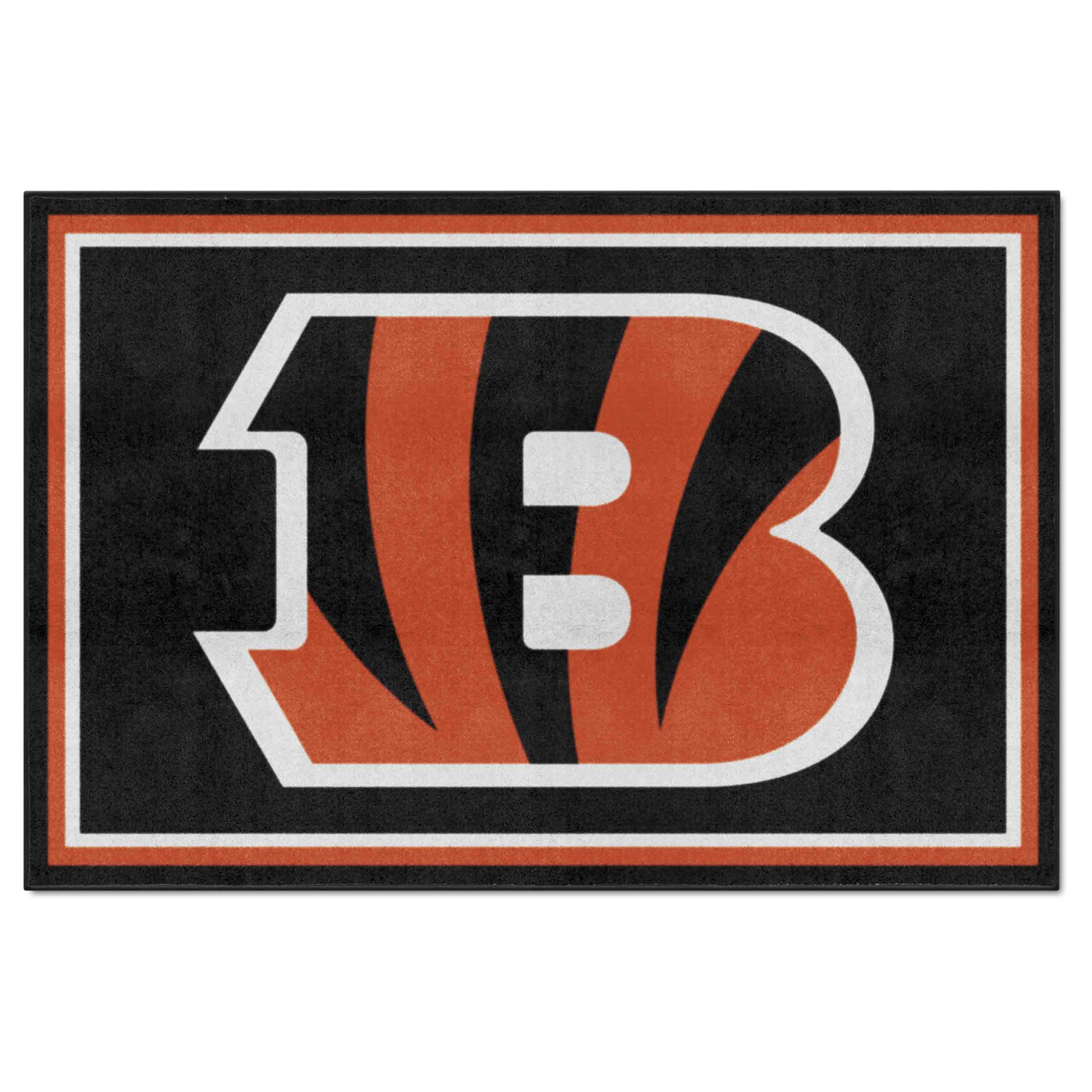 Cincinnati Bengals 5ft. x 8 ft. Plush Area Rug