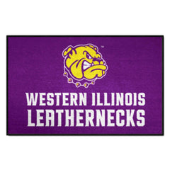 Western Illinois Leathernecks Starter Mat Accent Rug - 19in. x 30in.