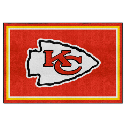 Kansas City Chiefs 5ft. x 8 ft. Plush Area Rug