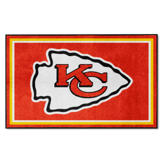 Kansas City Chiefs 4ft. x 6ft. Plush Area Rug