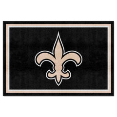 New Orleans Saints 5ft. x 8 ft. Plush Area Rug - New Orleans Saints