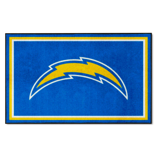 Los Angeles Chargers 4ft. x 6ft. Plush Area Rug