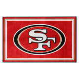 San Francisco 49ers 4ft. x 6ft. Plush Area Rug