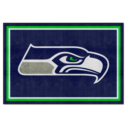 Seattle Seahawks 5ft. x 8 ft. Plush Area Rug