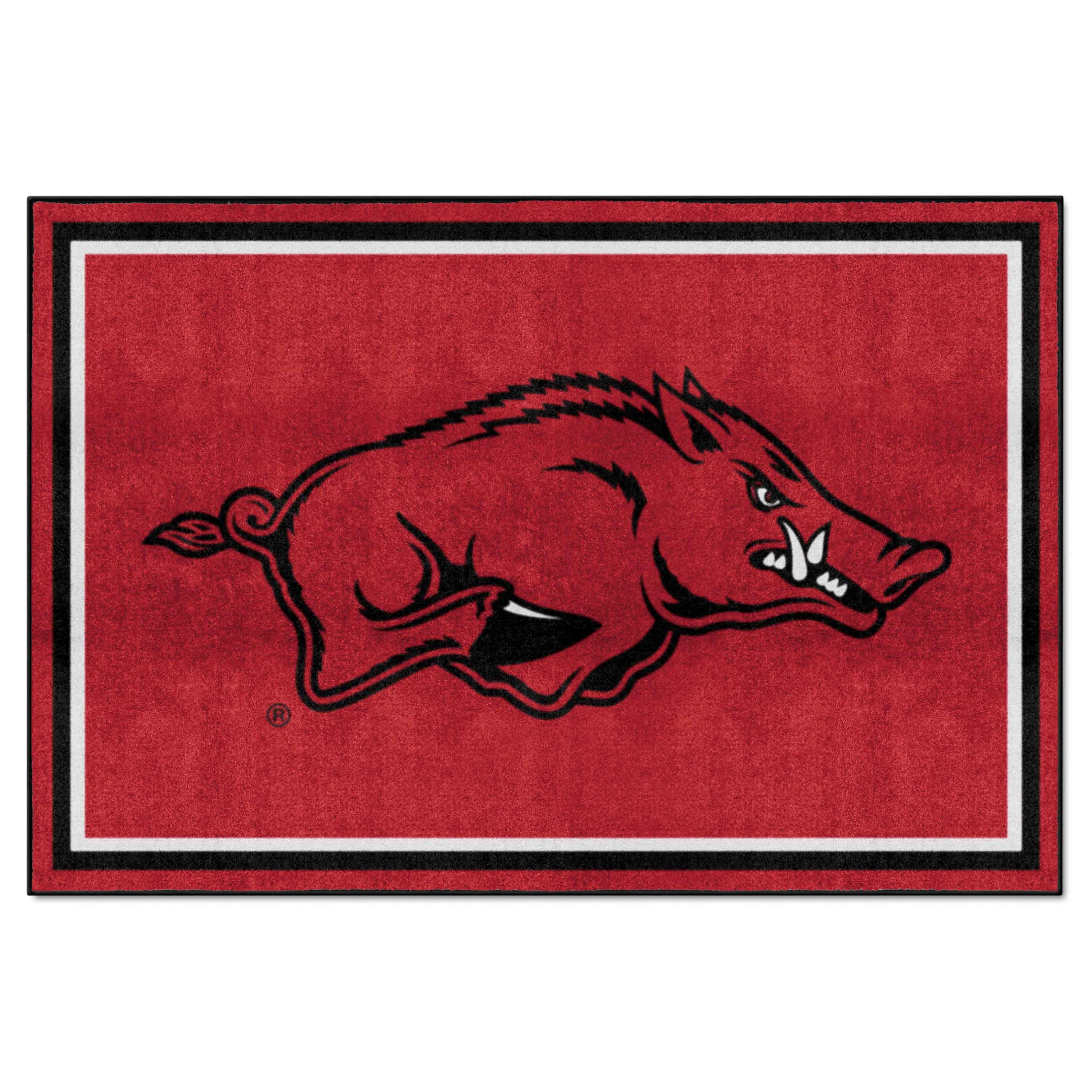 Arkansas Razorbacks 5ft. x 8 ft. Plush Area Rug