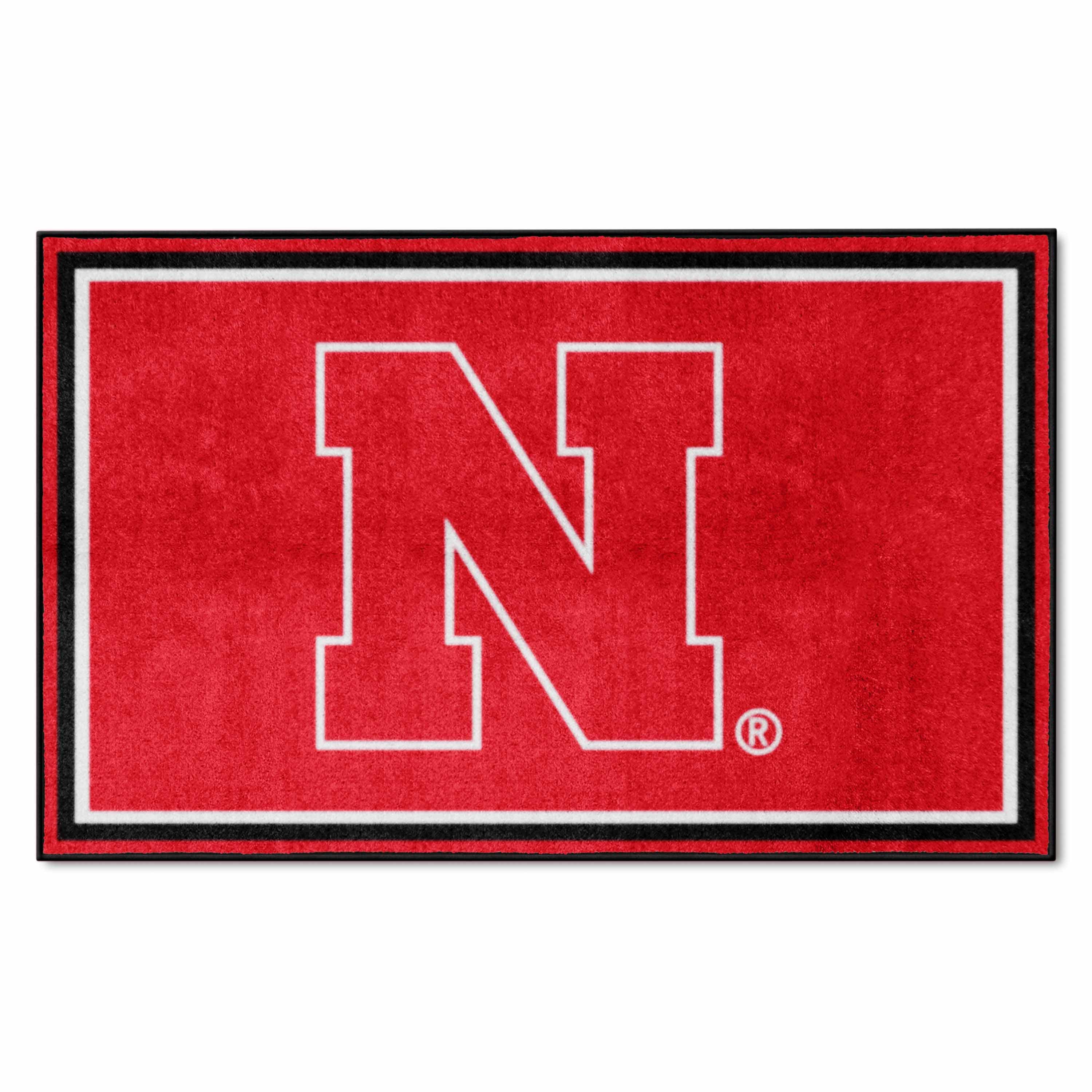 Nebraska Cornhuskers 4ft. x 6ft. Plush Area Rug - Nebraska