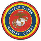 U.S. Marines 44in. Round Mat 