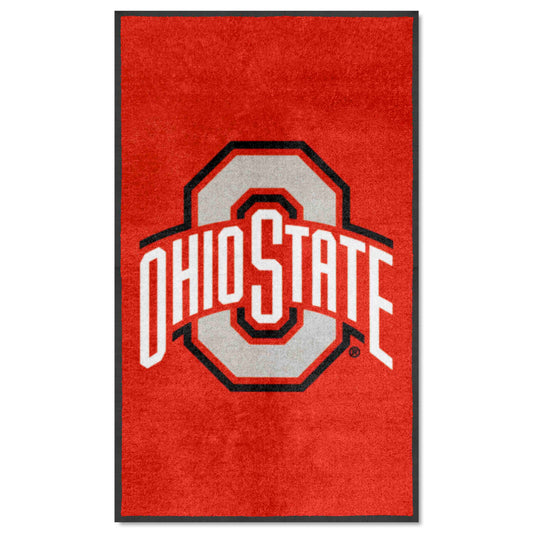 Ohio State 3X5 High-Traffic Mat with Durable Rubber Backing - Portrait Orientation