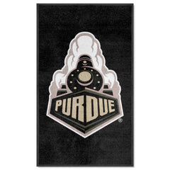 Purdue 3X5 High-Traffic Mat with Durable Rubber Backing - Portrait Orientation