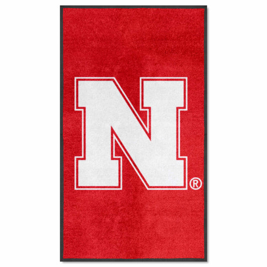 Nebraska 3X5 High-Traffic Mat with Durable Rubber Backing - Portrait Orientation