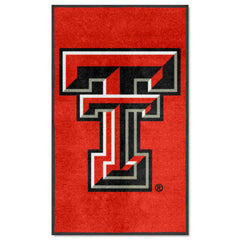 Texas Tech 3X5 High-Traffic Mat with Durable Rubber Backing - Portrait Orientation