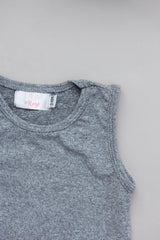 Heather Gray Tank One-Piece Jogger