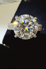 5 Carat Moissanite 925 Sterling Silver Ring - Trendsi