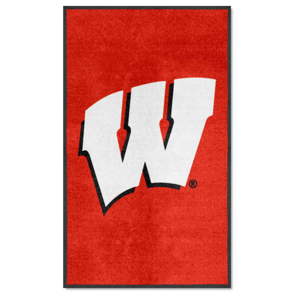 Wisconsin 3X5 High-Traffic Mat with Durable Rubber Backing - Portrait Orientation